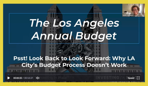 LA Annual Budget presentation video
